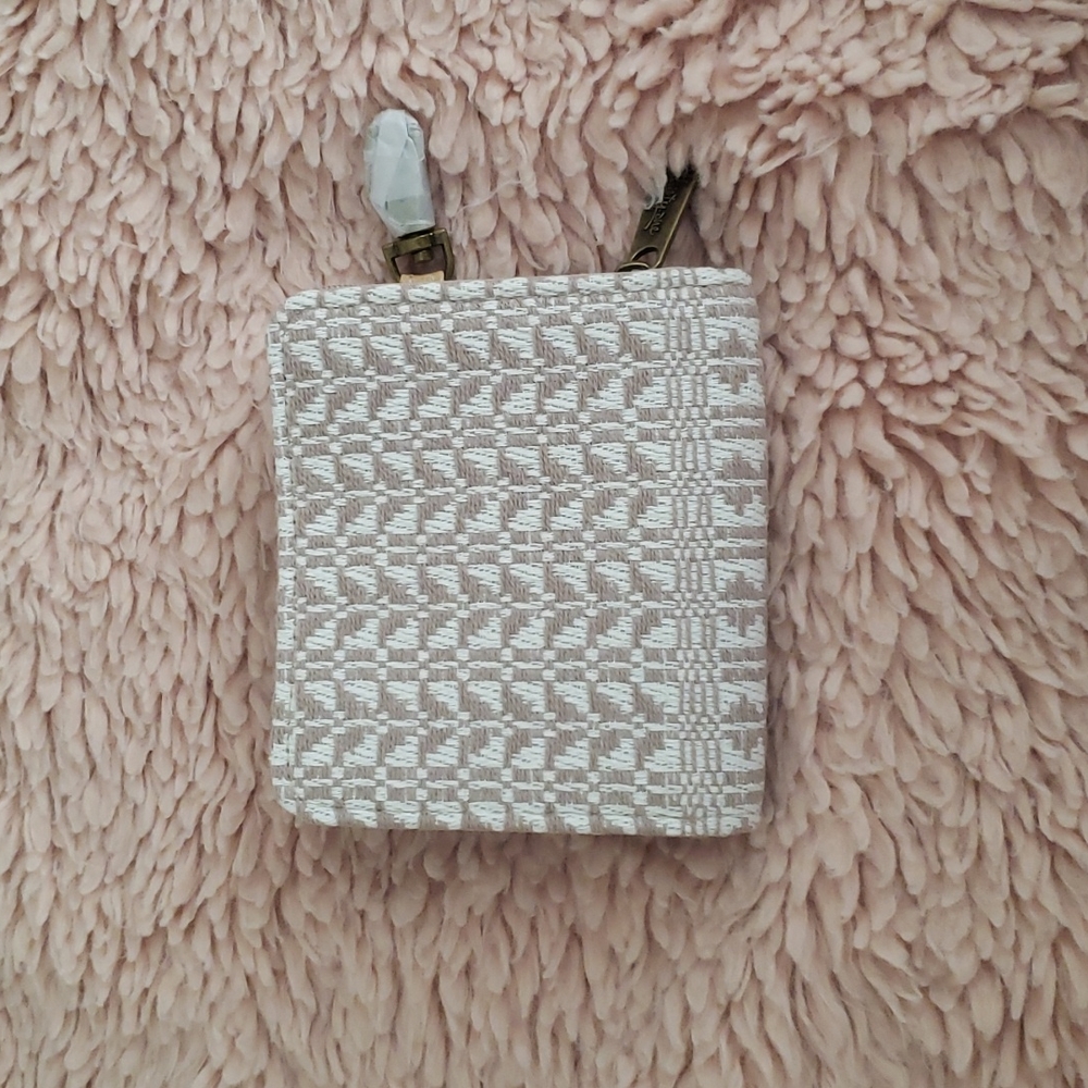 Nude and White Wallet